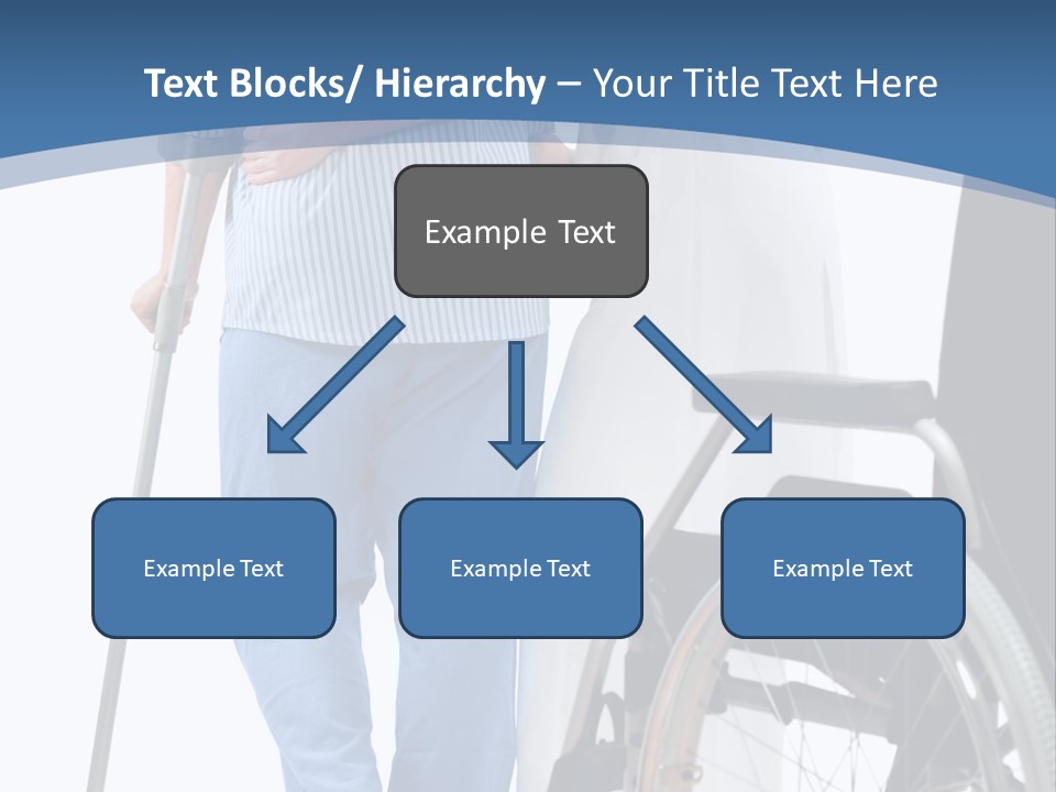 Disability Doctor Caucasian PowerPoint Template