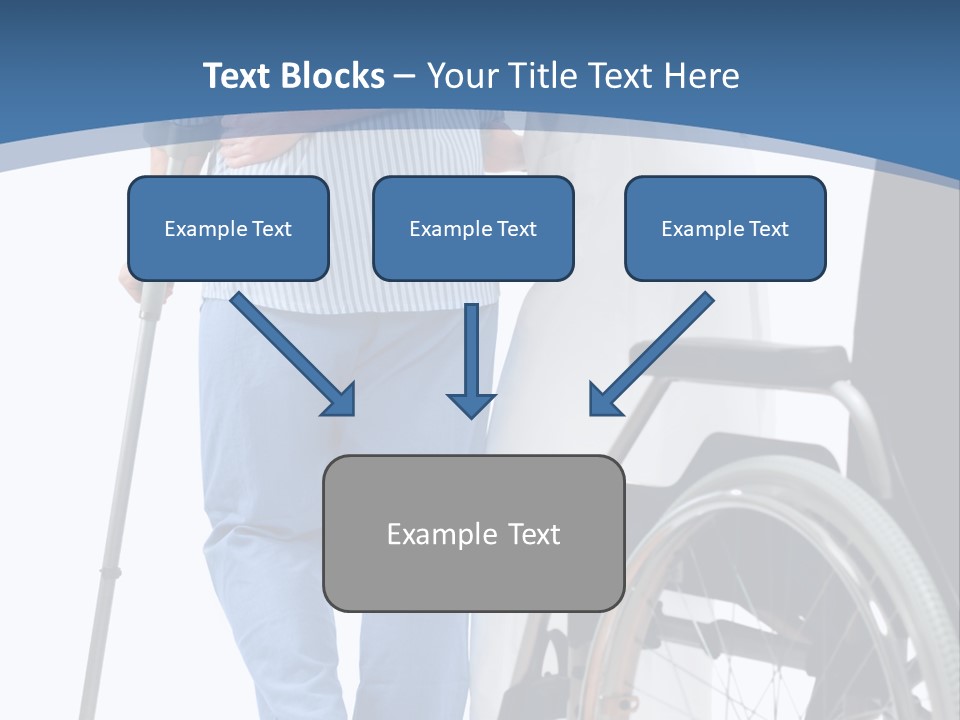 Disability Doctor Caucasian PowerPoint Template