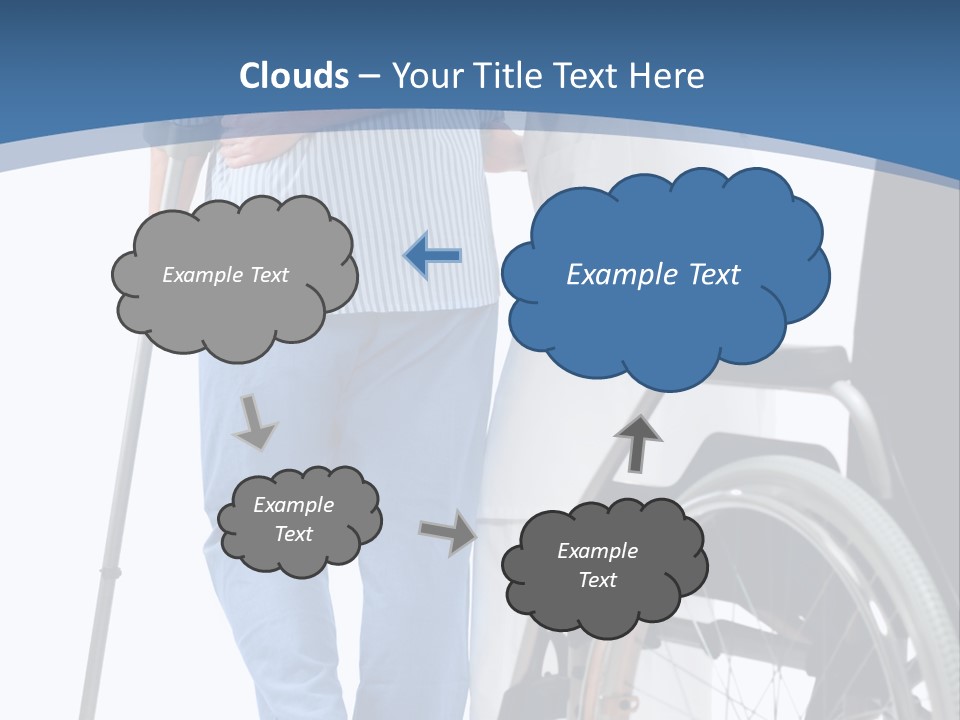 Disability Doctor Caucasian PowerPoint Template