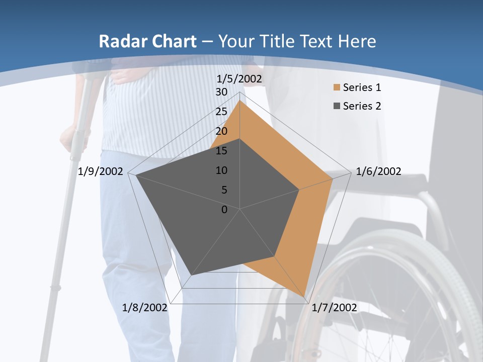 Disability Doctor Caucasian PowerPoint Template