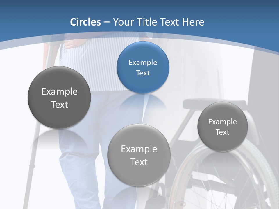 Disability Doctor Caucasian PowerPoint Template
