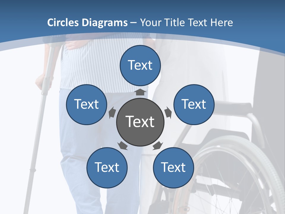 Disability Doctor Caucasian PowerPoint Template