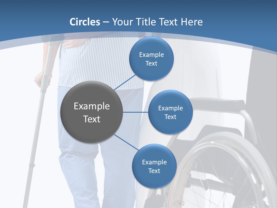 Disability Doctor Caucasian PowerPoint Template