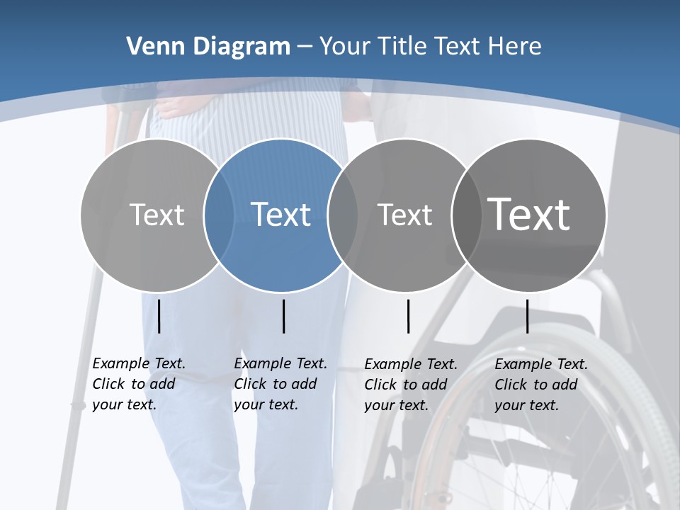 Disability Doctor Caucasian PowerPoint Template