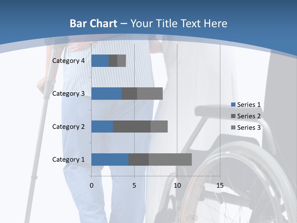 Disability Doctor Caucasian PowerPoint Template