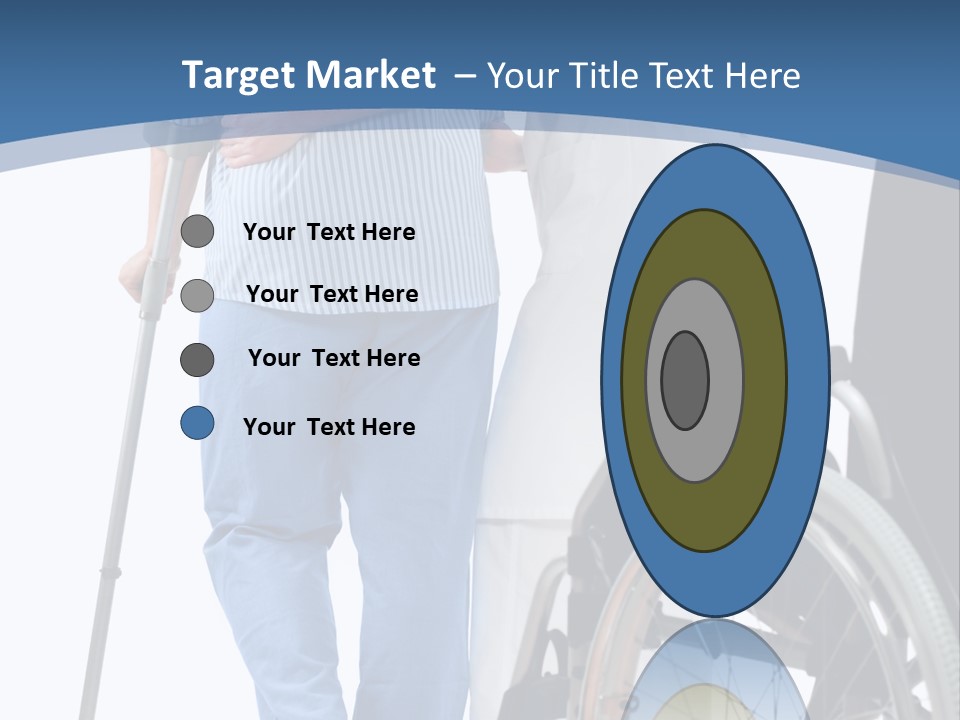 Disability Doctor Caucasian PowerPoint Template