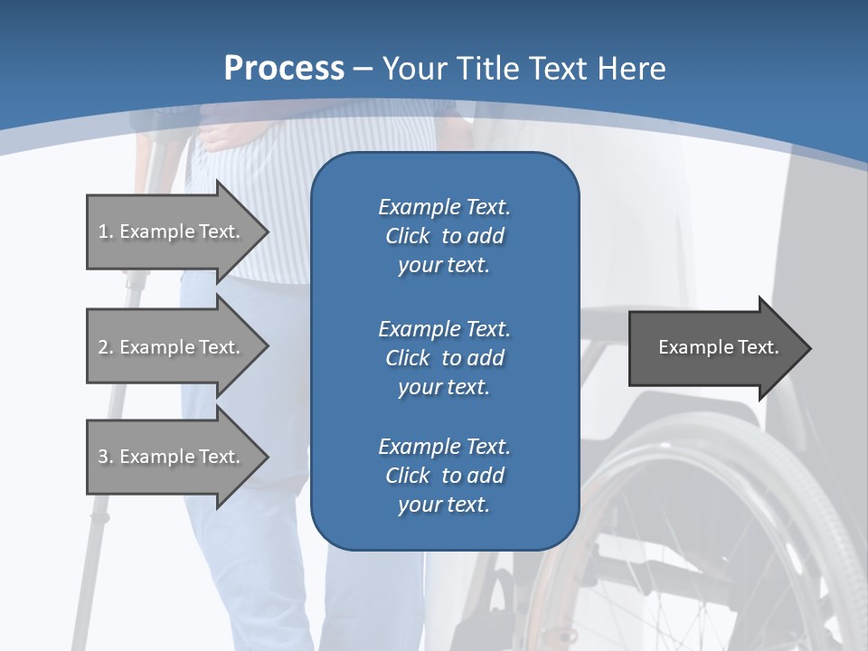 Disability Doctor Caucasian PowerPoint Template