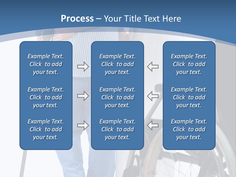 Disability Doctor Caucasian PowerPoint Template