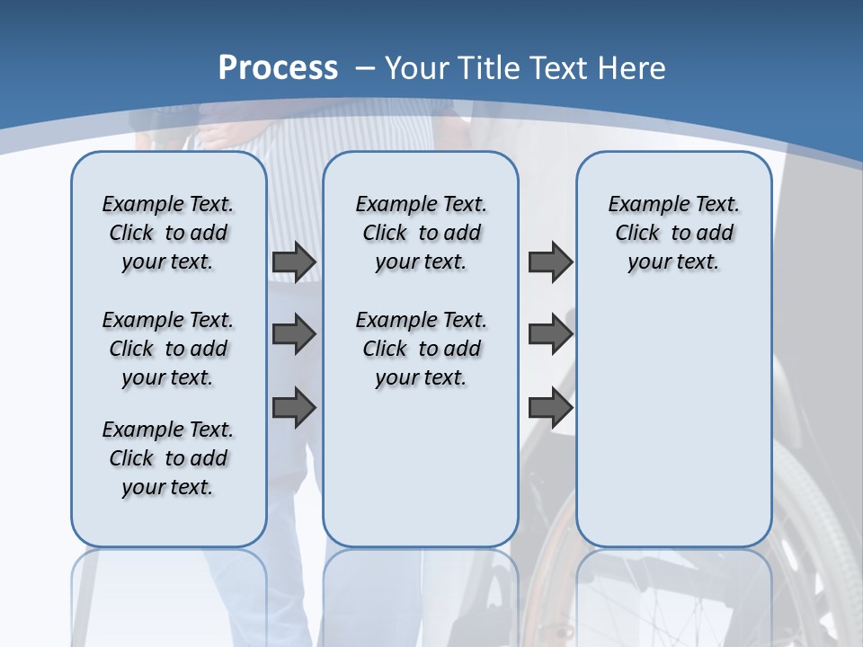 Disability Doctor Caucasian PowerPoint Template