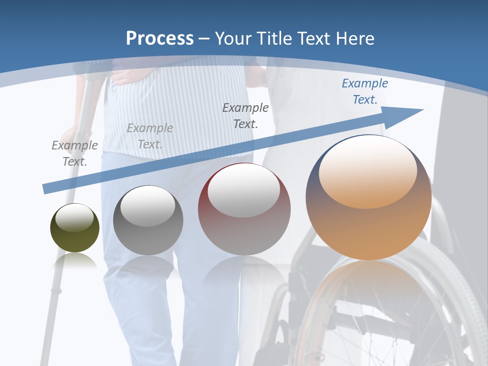 Disability Doctor Caucasian PowerPoint Template