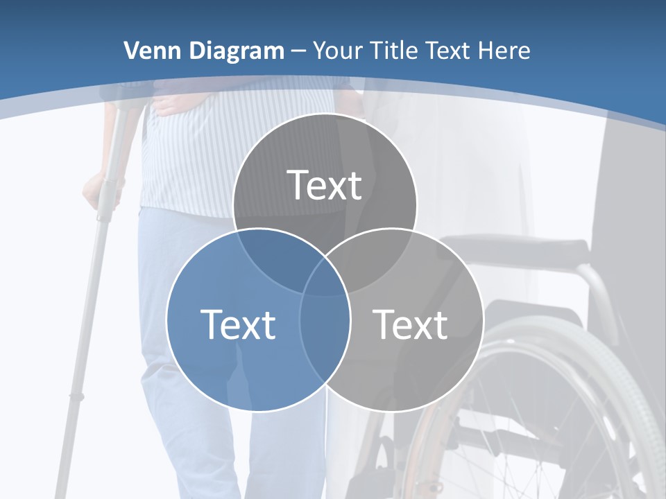 Disability Doctor Caucasian PowerPoint Template