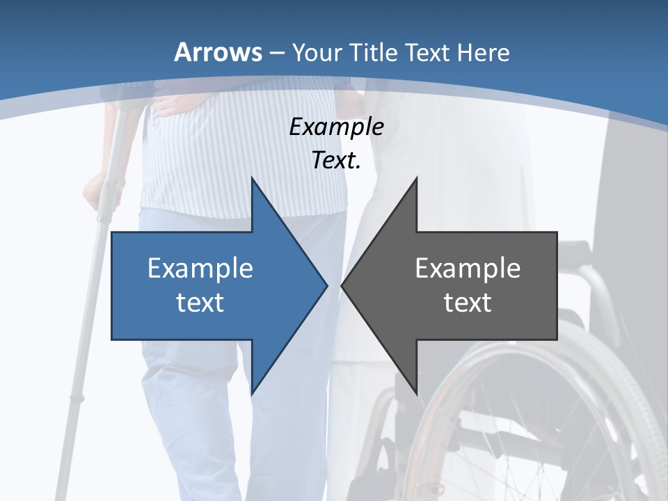 Disability Doctor Caucasian PowerPoint Template