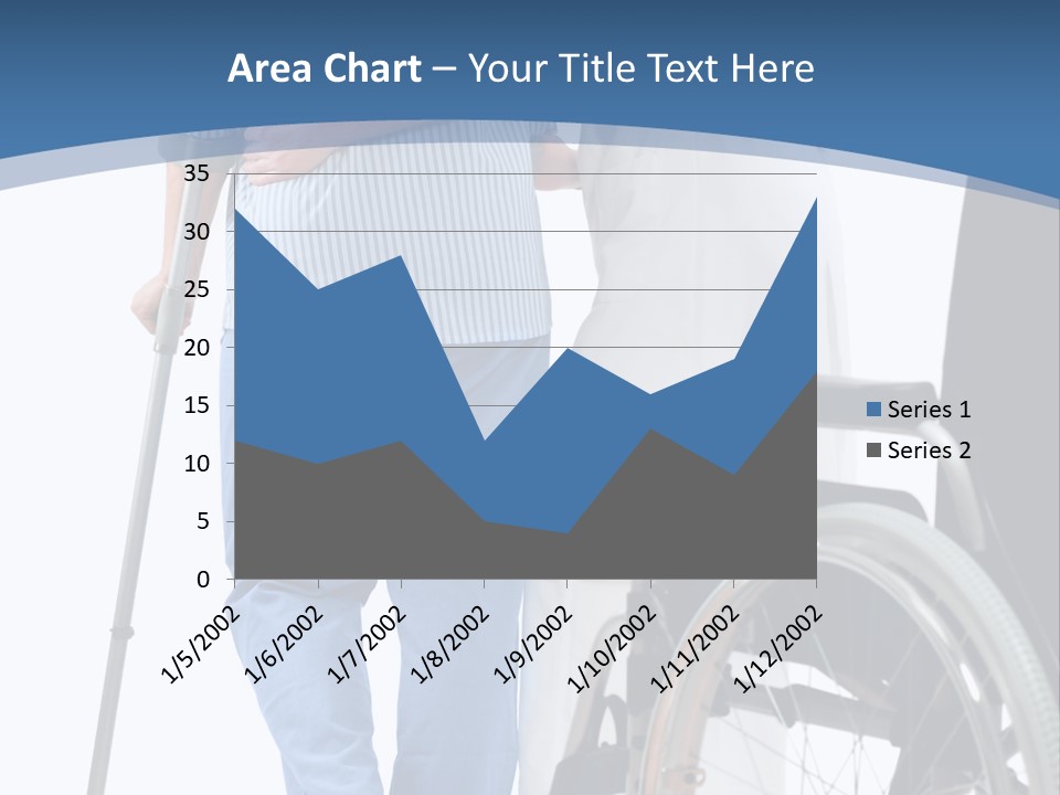 Disability Doctor Caucasian PowerPoint Template