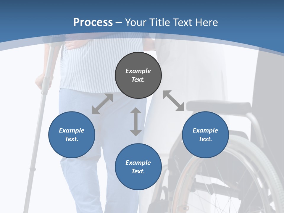 Disability Doctor Caucasian PowerPoint Template