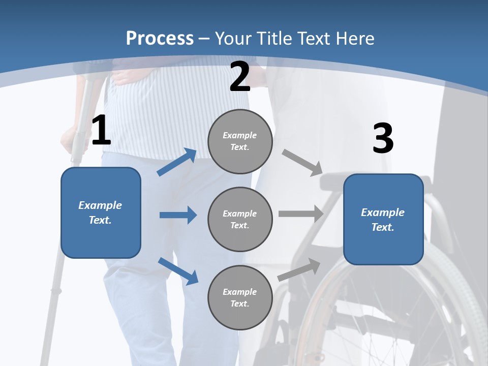 Disability Doctor Caucasian PowerPoint Template