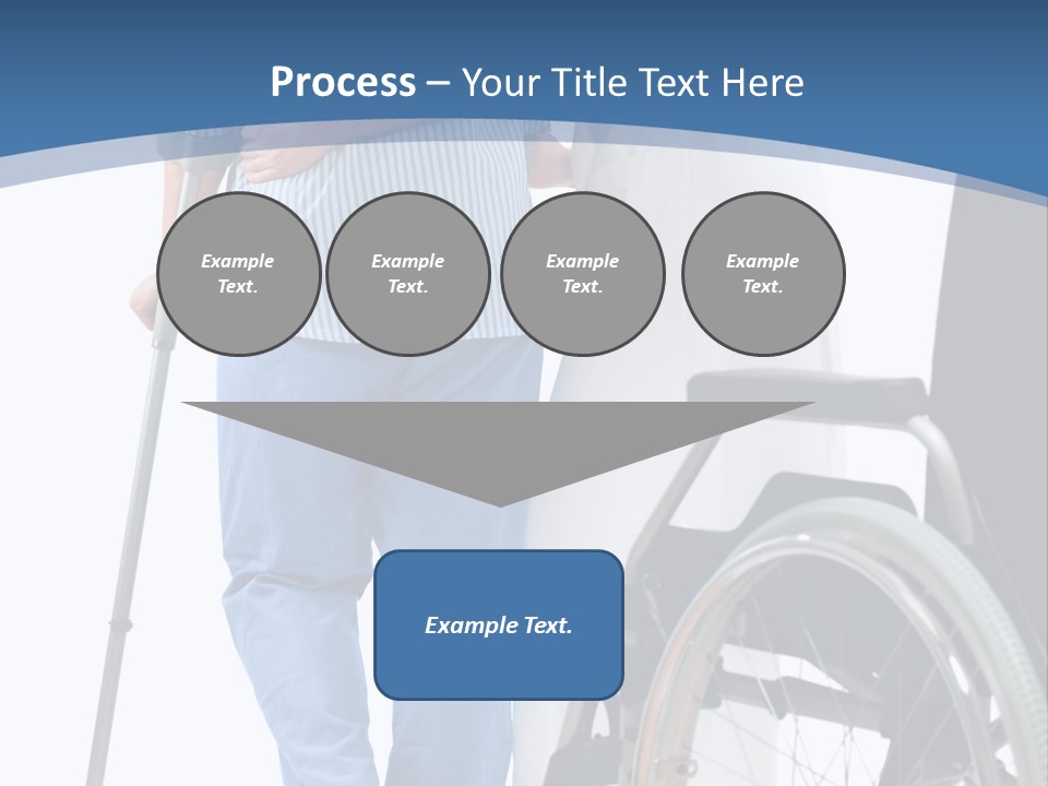 Disability Doctor Caucasian PowerPoint Template