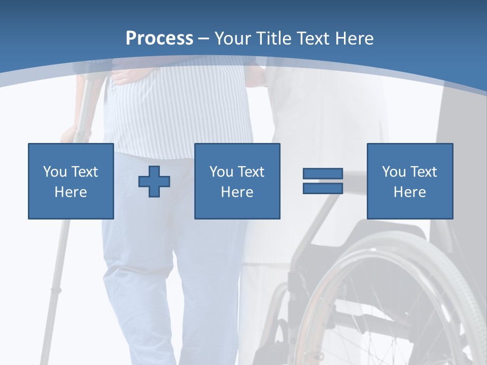 Disability Doctor Caucasian PowerPoint Template