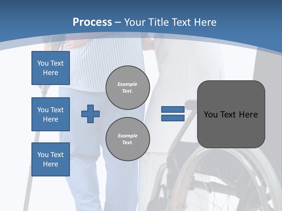 Disability Doctor Caucasian PowerPoint Template