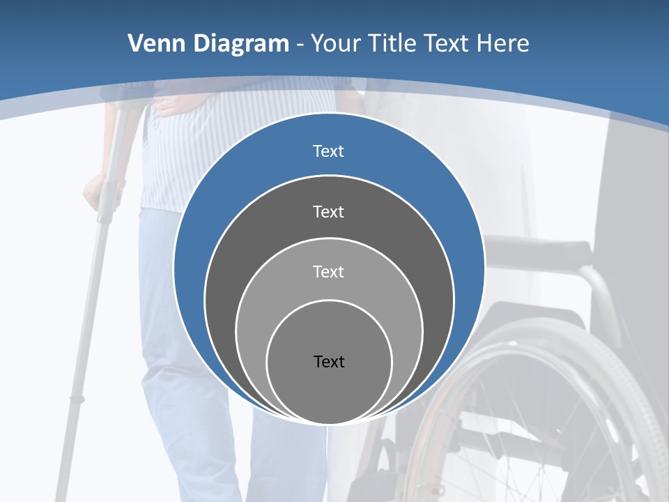 Disability Doctor Caucasian PowerPoint Template