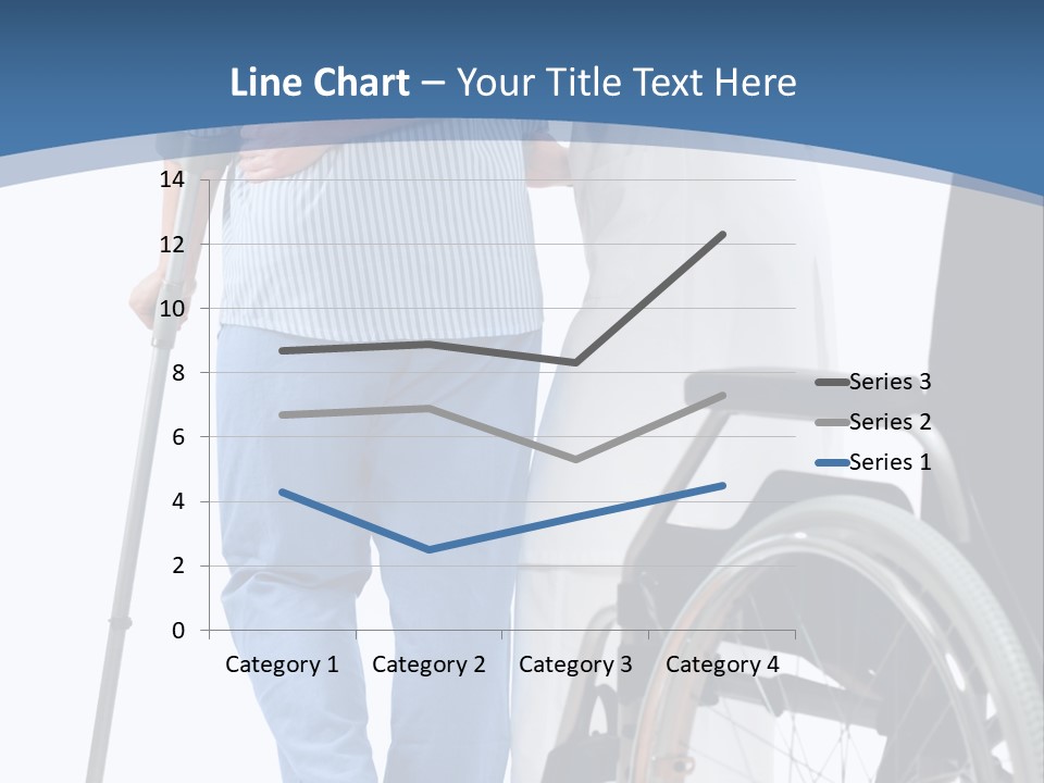 Disability Doctor Caucasian PowerPoint Template