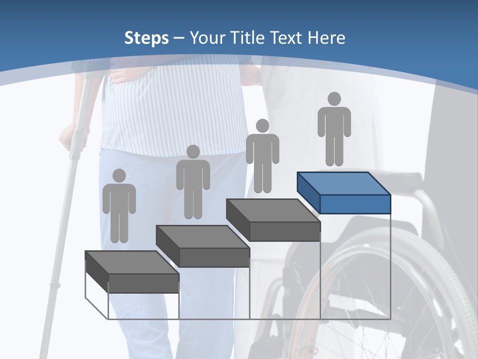 Disability Doctor Caucasian PowerPoint Template