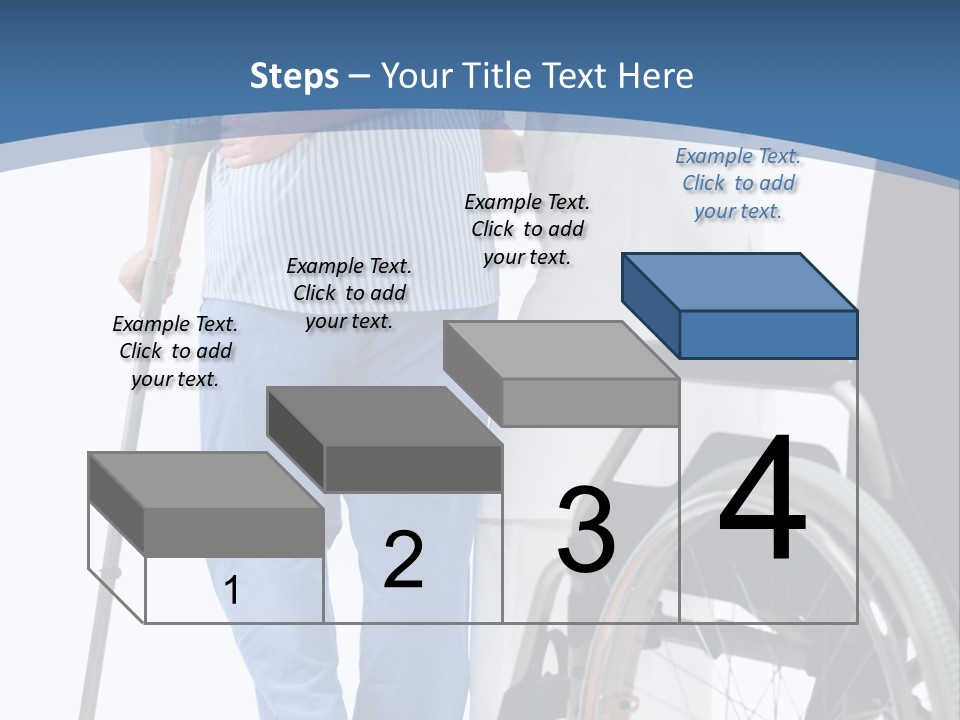 Disability Doctor Caucasian PowerPoint Template