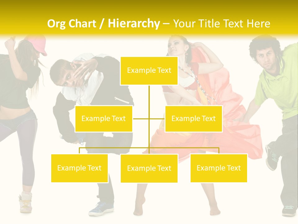 Female Posing Fitness PowerPoint Template