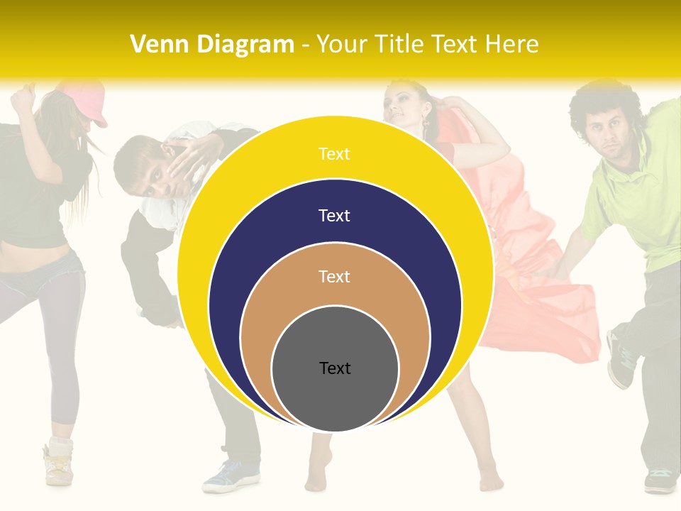 Female Posing Fitness PowerPoint Template