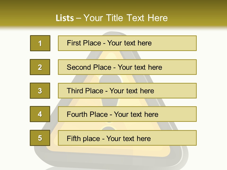 Signal Message Risk PowerPoint Template