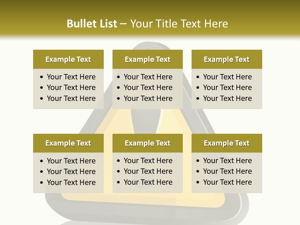 Signal Message Risk PowerPoint Template