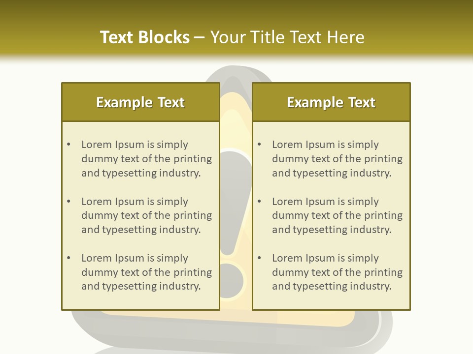 Signal Message Risk PowerPoint Template