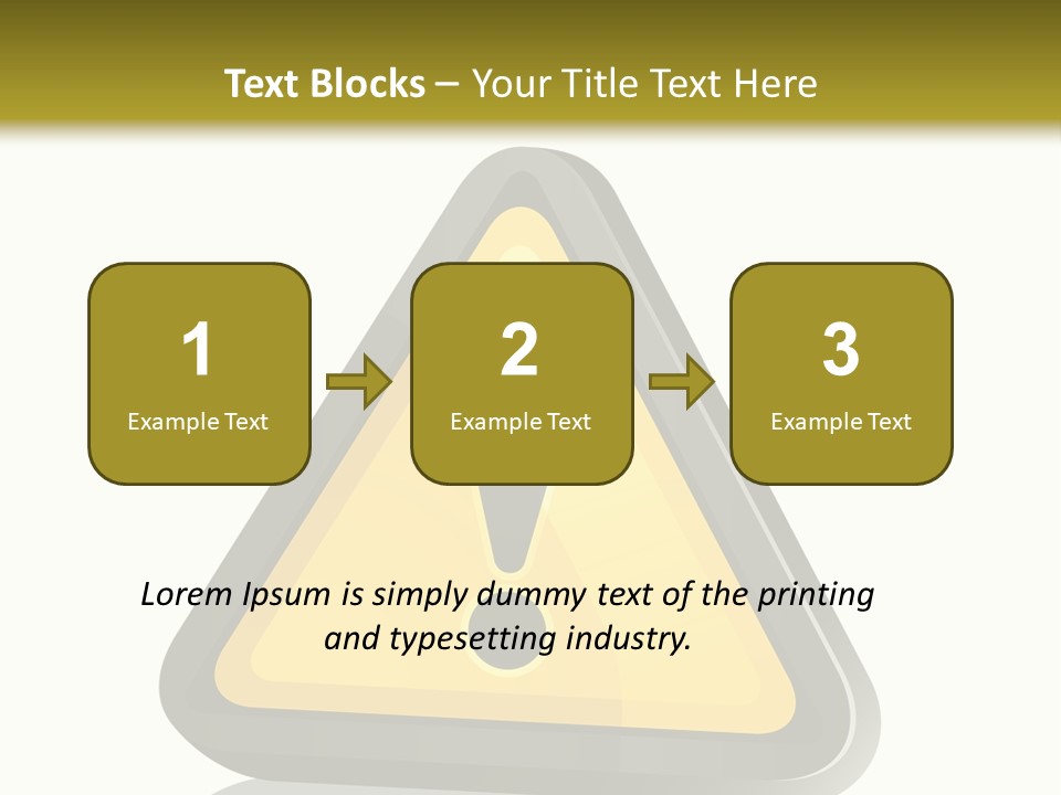 Signal Message Risk PowerPoint Template