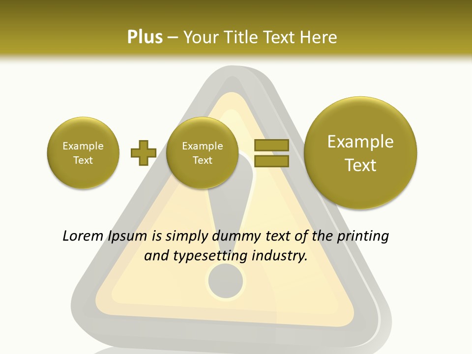 Signal Message Risk PowerPoint Template