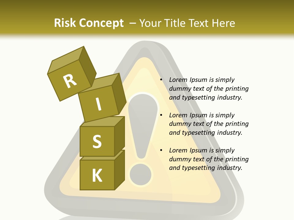 Signal Message Risk PowerPoint Template