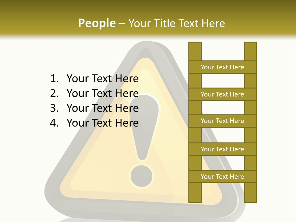 Signal Message Risk PowerPoint Template
