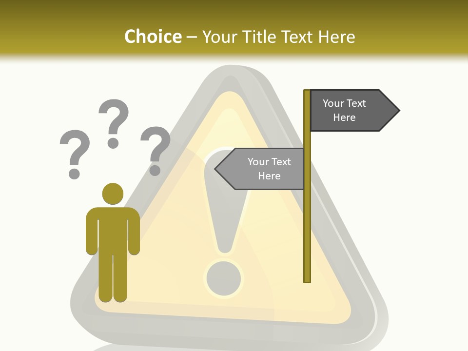 Signal Message Risk PowerPoint Template