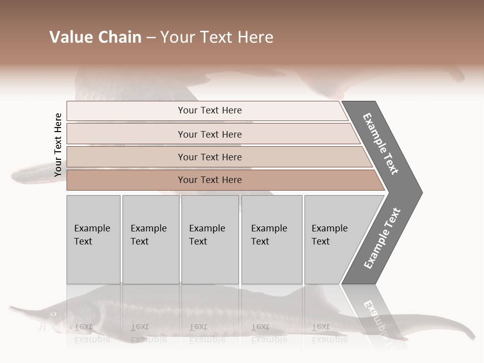 Seafood Closeup Sturgeon PowerPoint Template