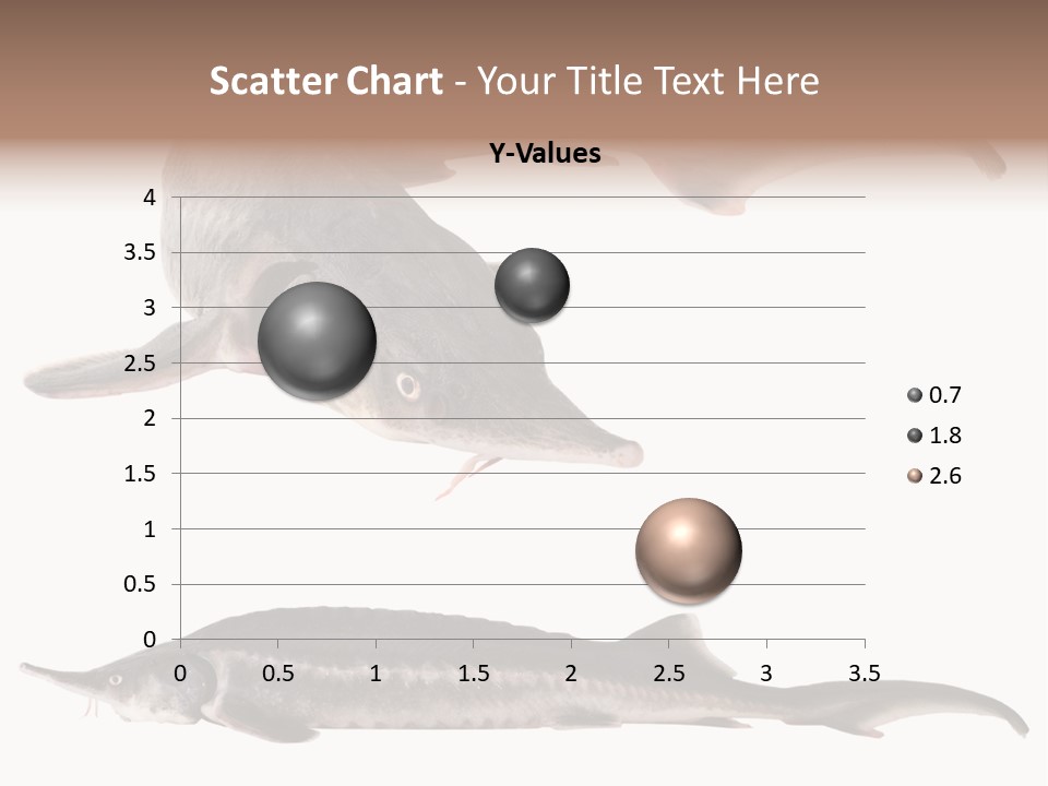 Seafood Closeup Sturgeon PowerPoint Template
