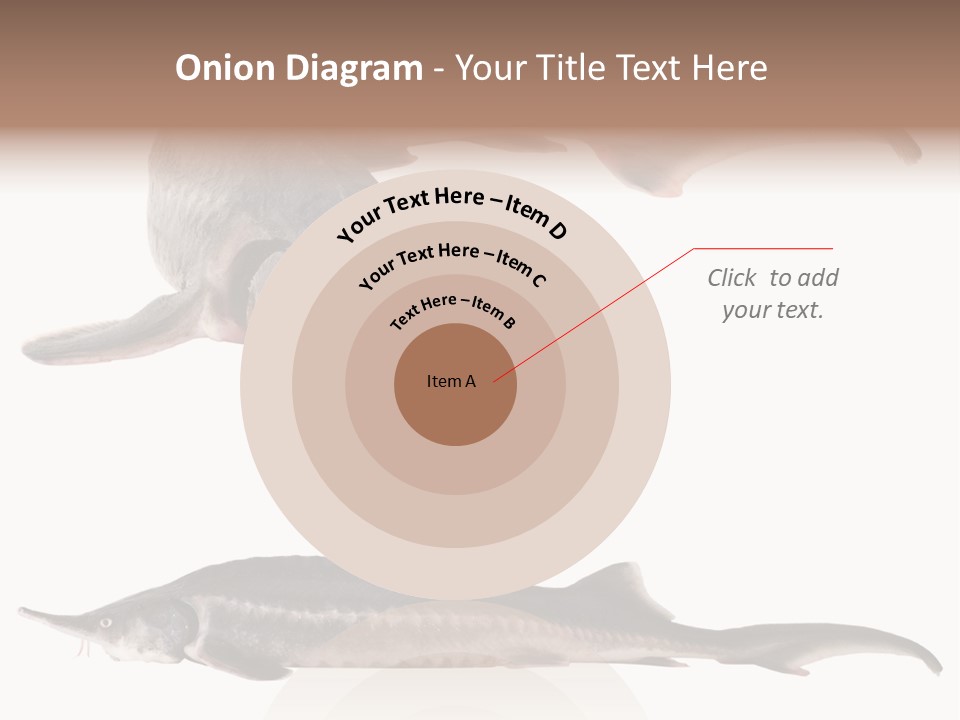 Seafood Closeup Sturgeon PowerPoint Template