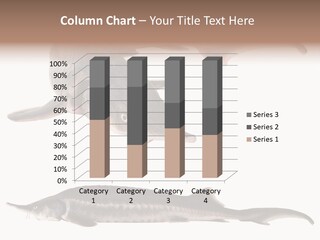 Seafood Closeup Sturgeon PowerPoint Template