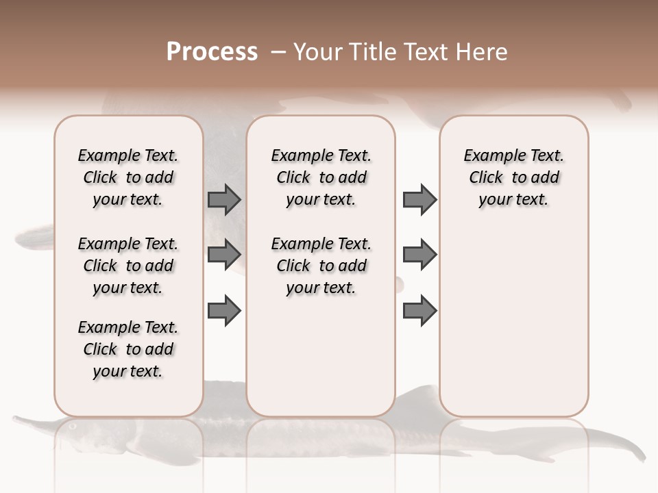 Seafood Closeup Sturgeon PowerPoint Template