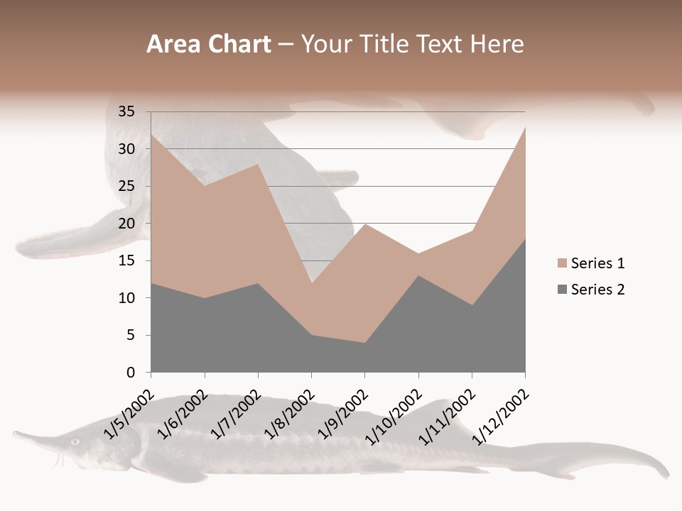 Seafood Closeup Sturgeon PowerPoint Template