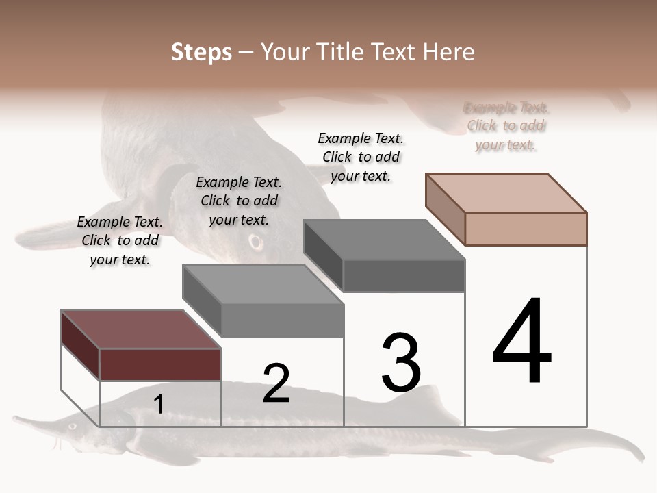 Seafood Closeup Sturgeon PowerPoint Template