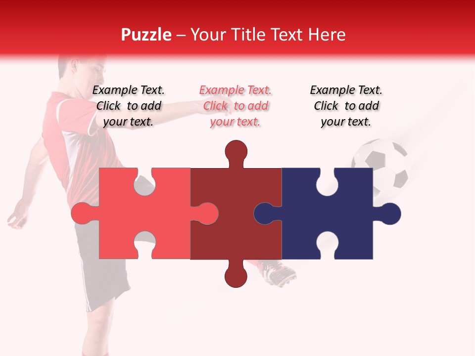 Soccer Professional Red PowerPoint Template
