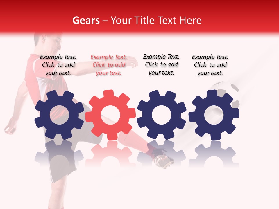 Soccer Professional Red PowerPoint Template