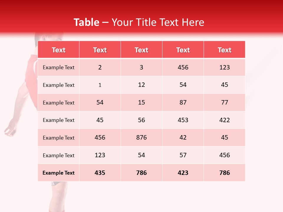 Soccer Professional Red PowerPoint Template