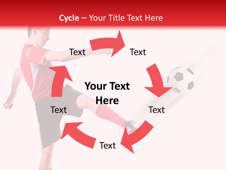 Soccer Professional Red PowerPoint Template