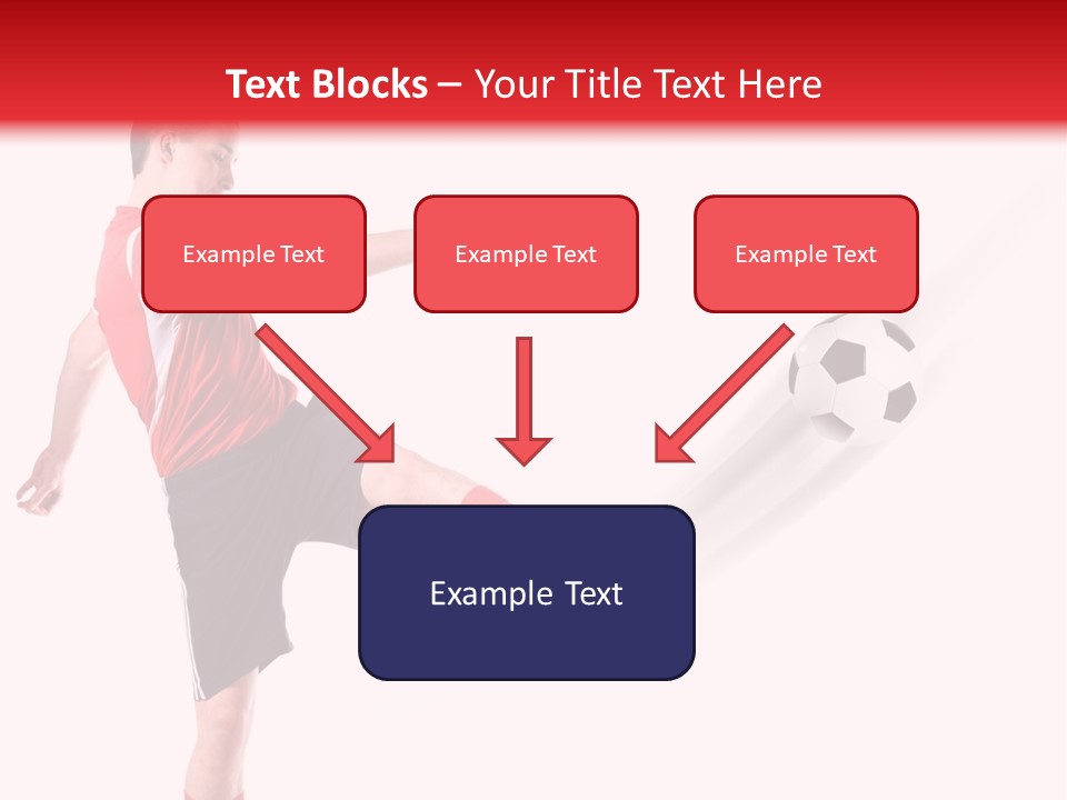 Soccer Professional Red PowerPoint Template