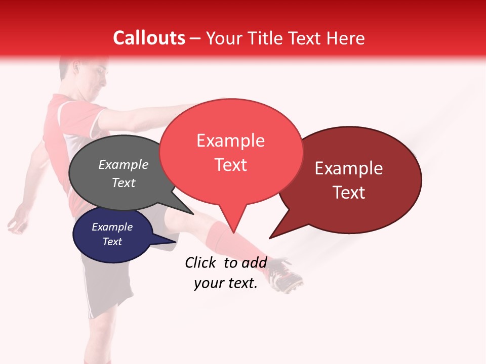 Soccer Professional Red PowerPoint Template