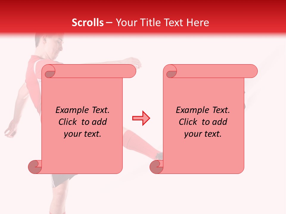 Soccer Professional Red PowerPoint Template